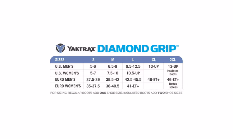 Yaktrax Diamond Grip