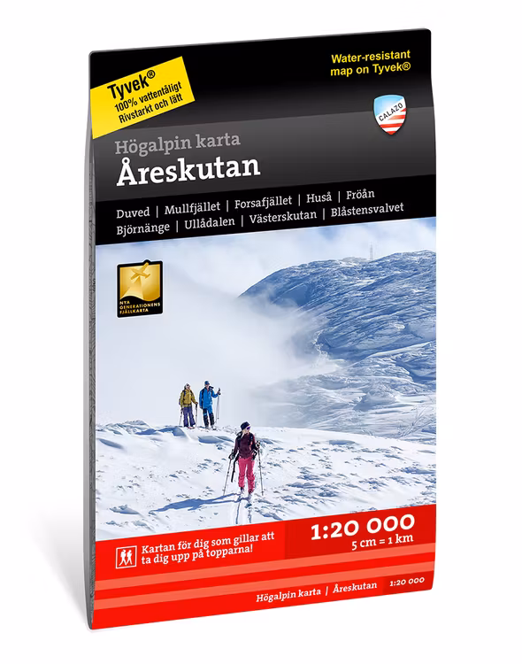 Calazo Hochalpenkarte Åreskutan 1:20.000