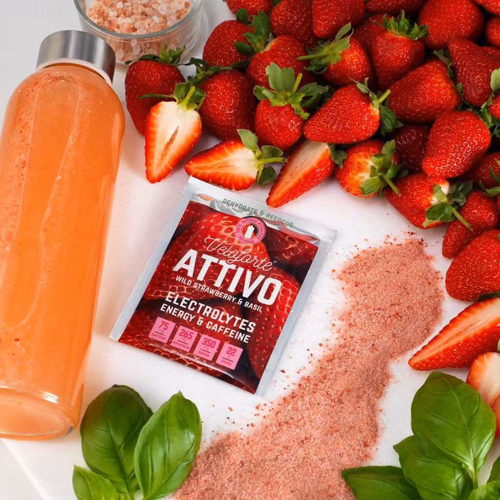 Veloforte Attivo Hydration Wild Strawberry & Basil