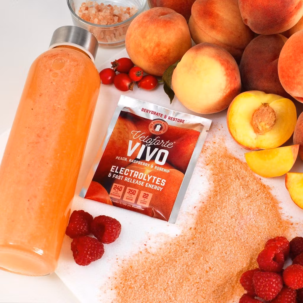 Veloforte Vivo Hydration Peach & Raspberry