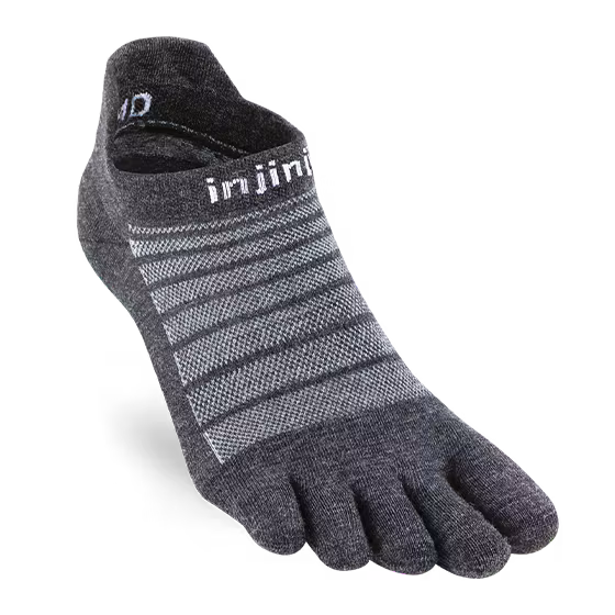 Injinji Run Lightweight No-Show Wool