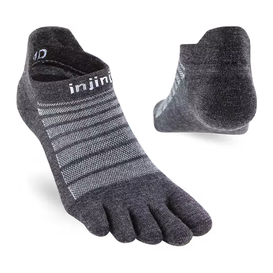 Injinji Run Lightweight No-Show Wool