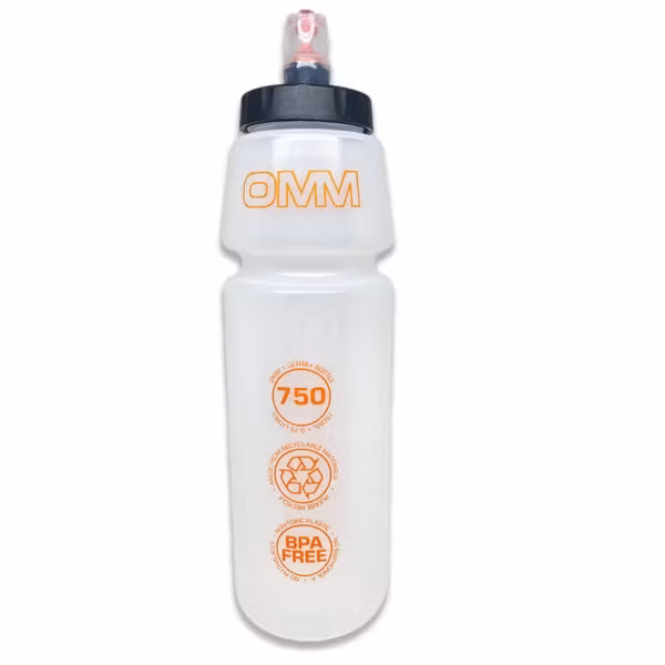 the OMM Ultra + Bottle 750ml Bite Valve