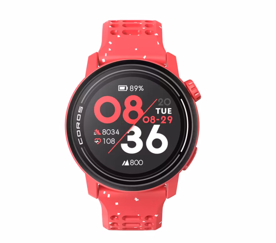 Coros WATCH Pace 3 Silicone Red