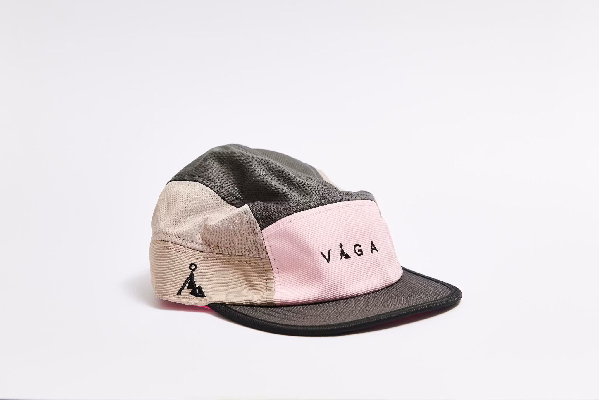 Våga Club Cap - Charcoal/Taupe/Light Pink/Poster Pink