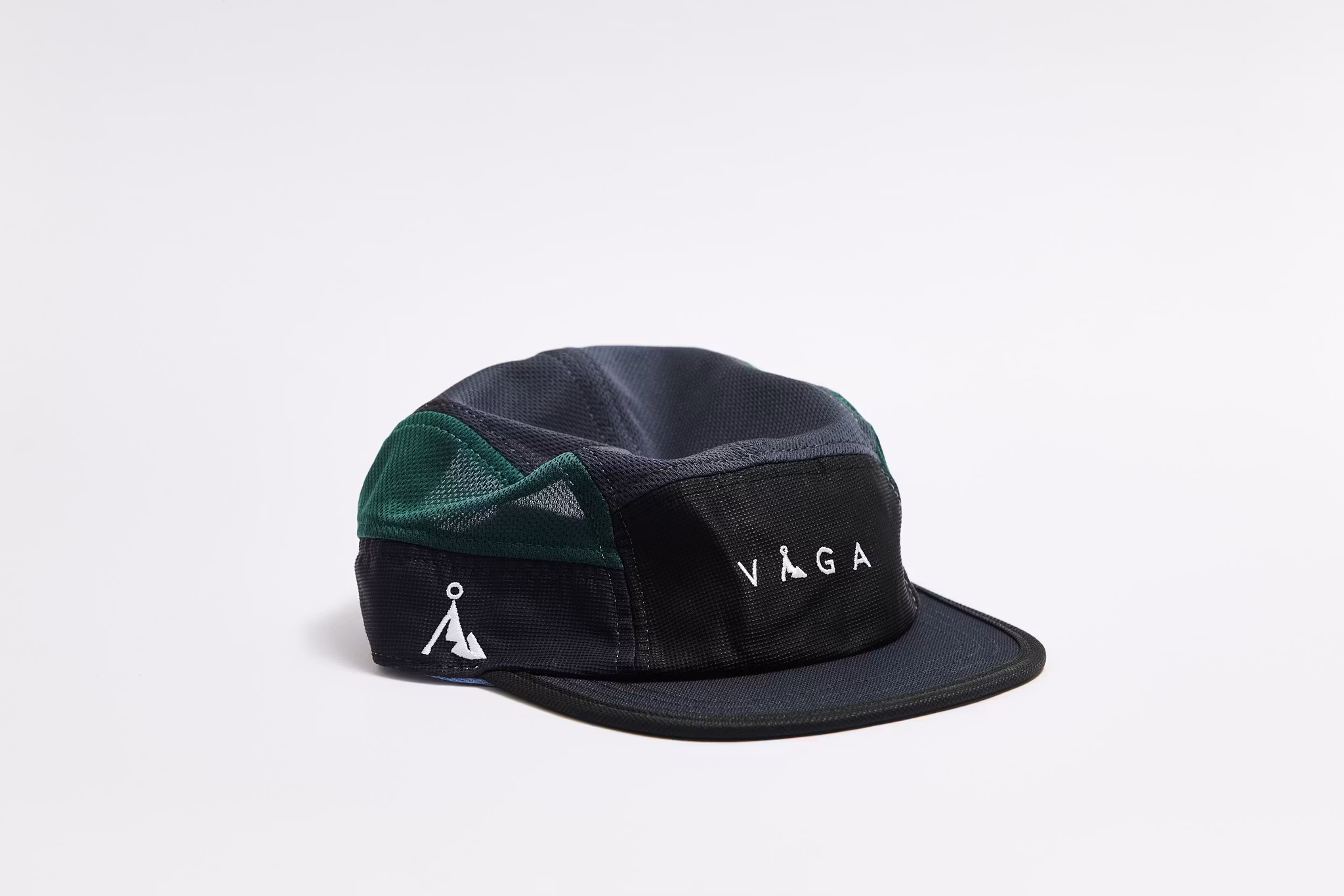 Våga Club Cap - Charcoal/Black/Teal/Postal Blue
