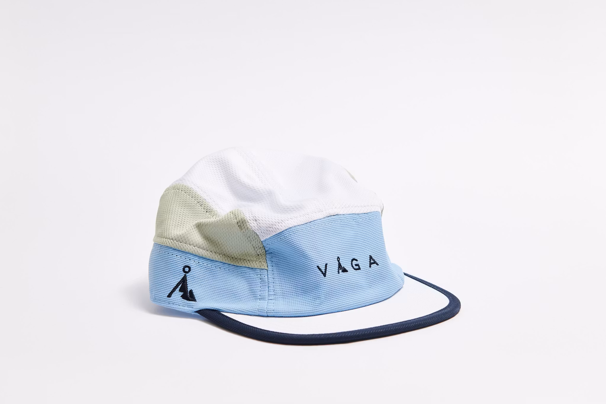 Våga Club Cap - White/Pale Blue/Eucalyptus Green/Navy Blue
