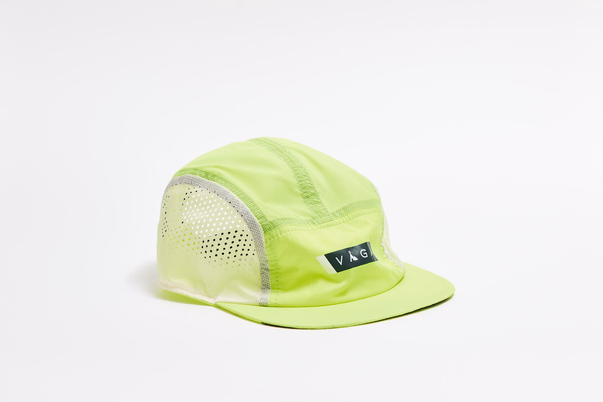Våga Wind Resistant Feather Racing Cap - Neon Yellow/White/Black