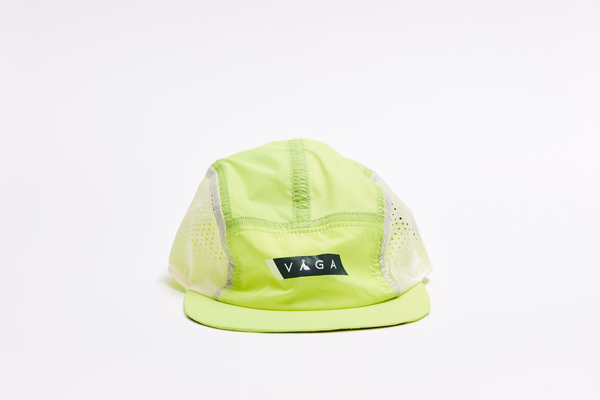 Våga Wind Resistant Feather Racing Cap - Neon Yellow/White/Black