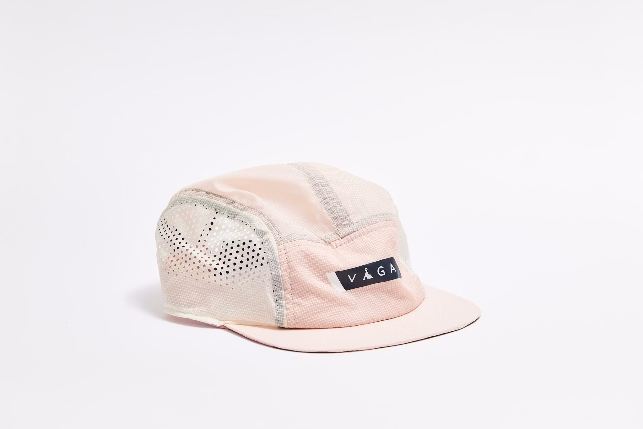 Våga Wind Resistant Feather Racing Cap - Blush/Dusty Lilac/White