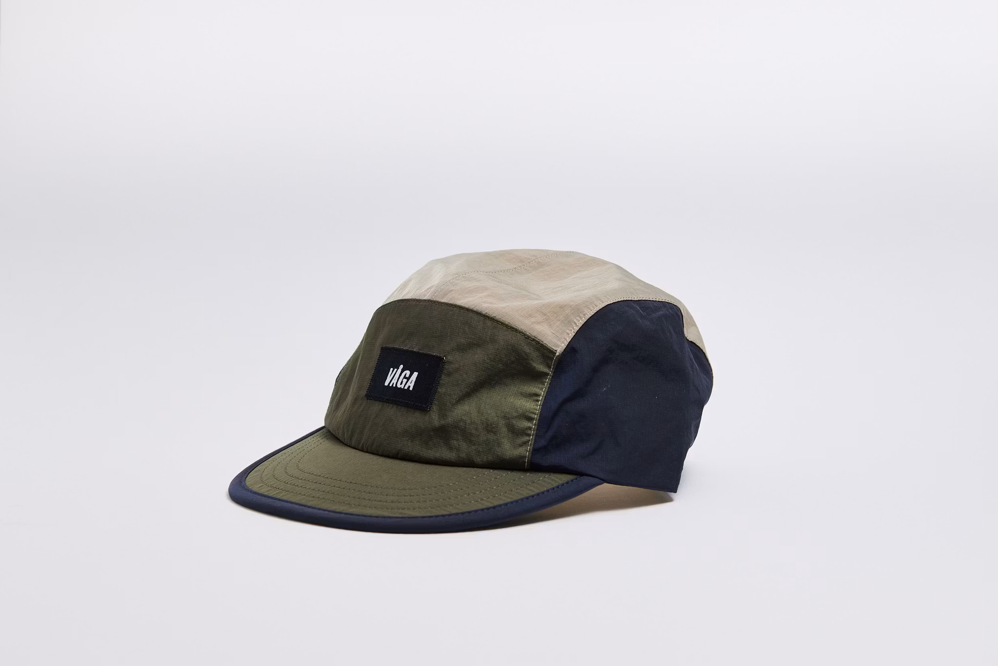 Våga Pacer Cap - Navy Blue/Utility Green/Taupe