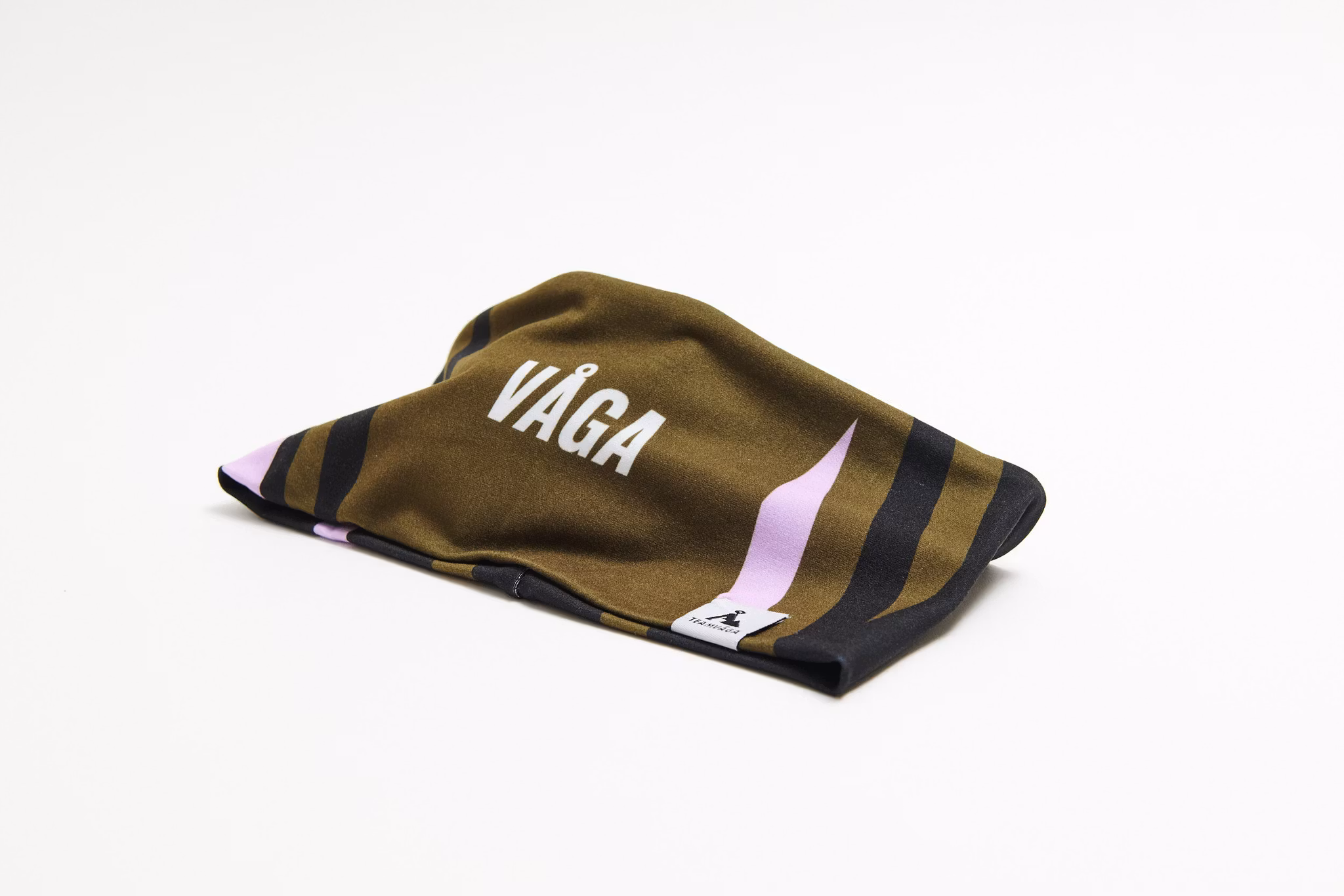 Våga Headband -Black/Moss Green/Lilac