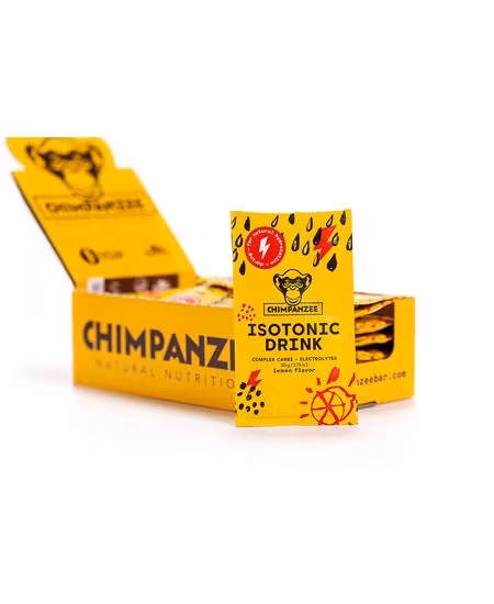 Chimpanzee Isotonic Drink 30g Lemon - Box 25 Portioner