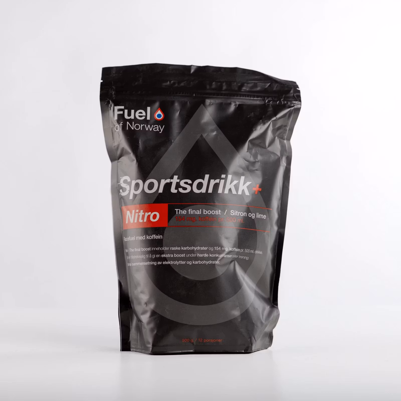 Fuel of Norway Sportdryck Nitro koffein citron/lime