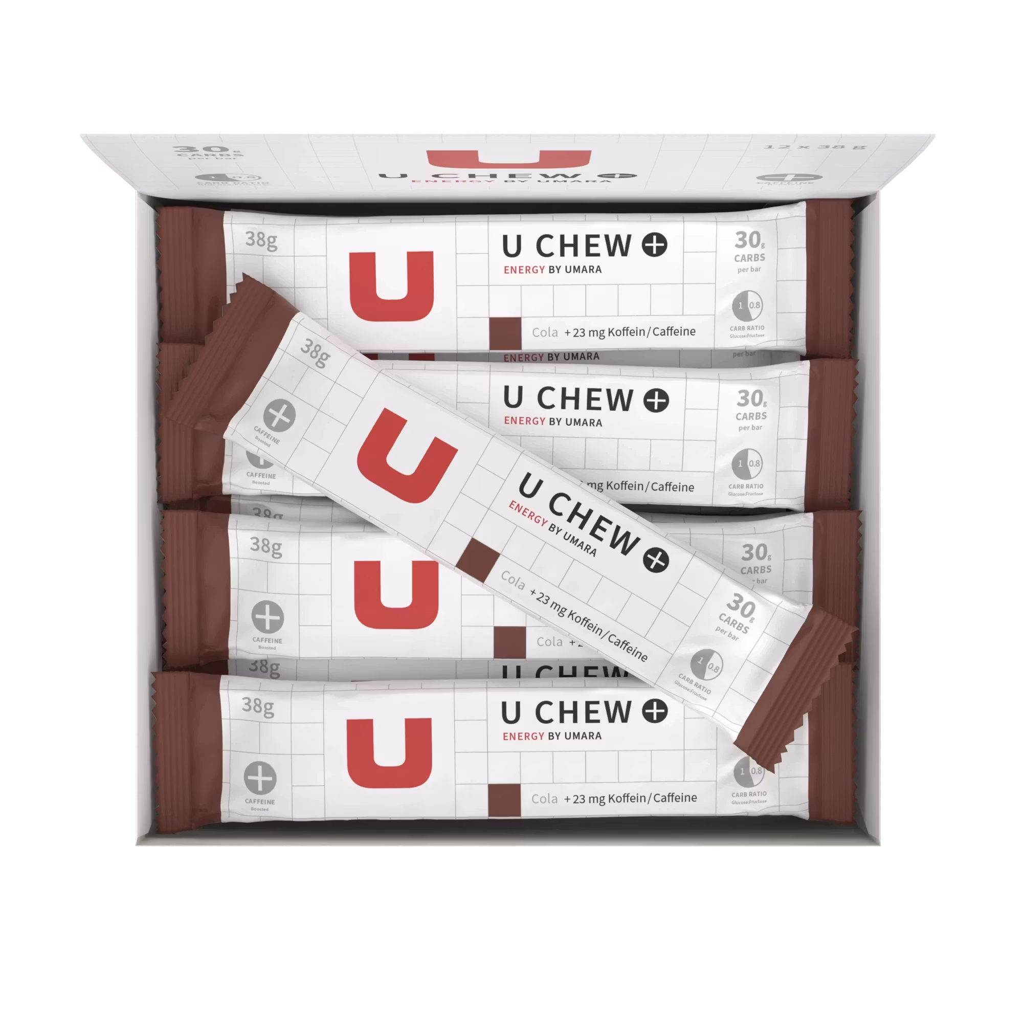 Umara U Chew Cola + Koffein (12-pack)