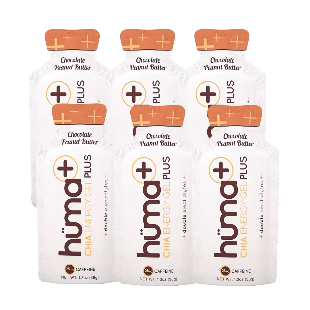 Hüma Gel Plus+ Chocolate Peanut Butter (with caffeine), 44g