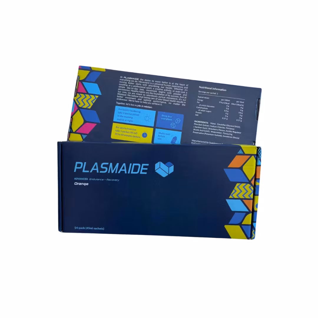 Plasmaide – Natural Nitric Oxide Booster for Endurance, Performance & Recovery Orange