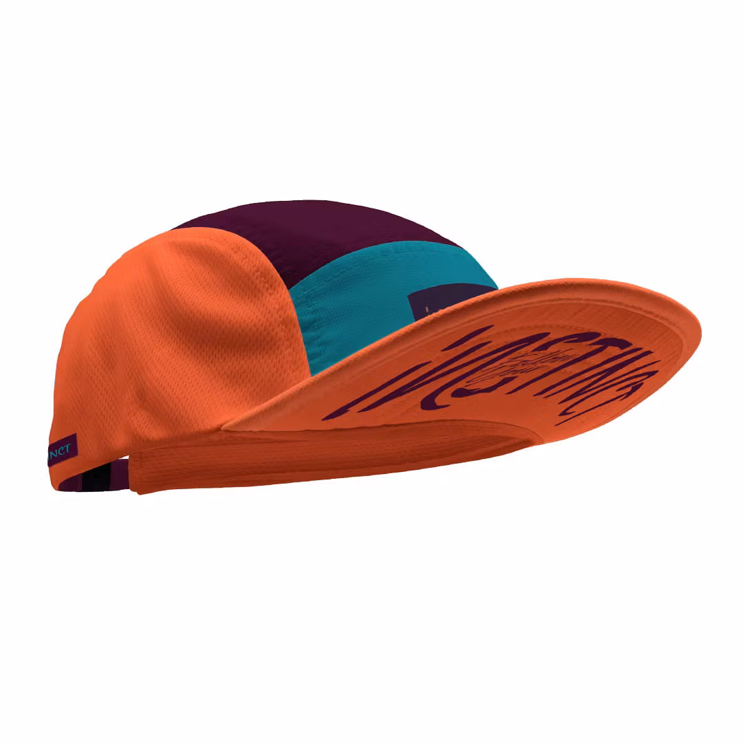 Instintict Trail Endurance Cap "B" Maroon Red Blue