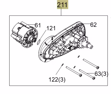 Drive gear assembly - 50051733