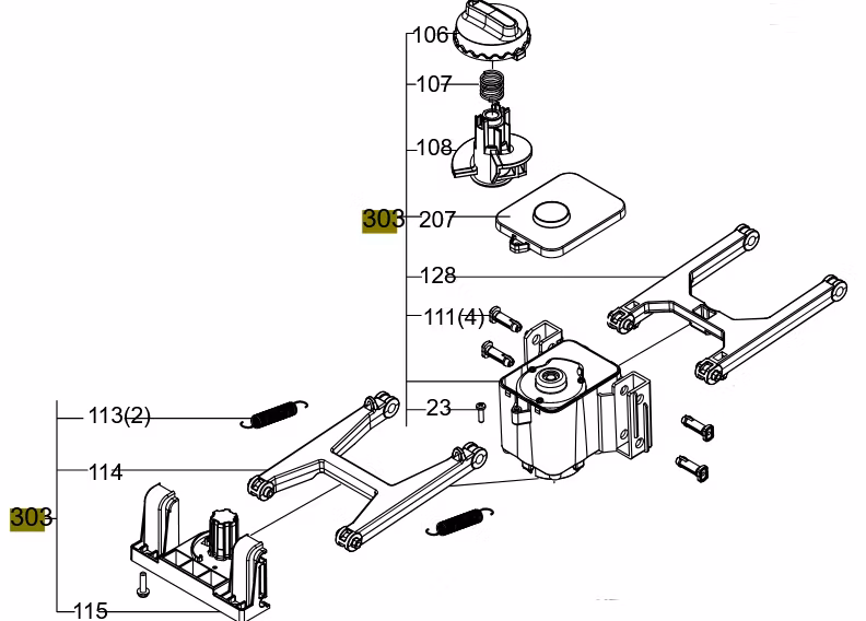 Aadjust Height Assembly - 50040739