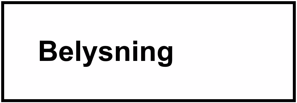 Belysning - Mackans Garage