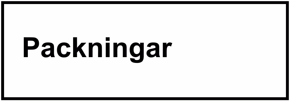 Packningar - Mackans Garage