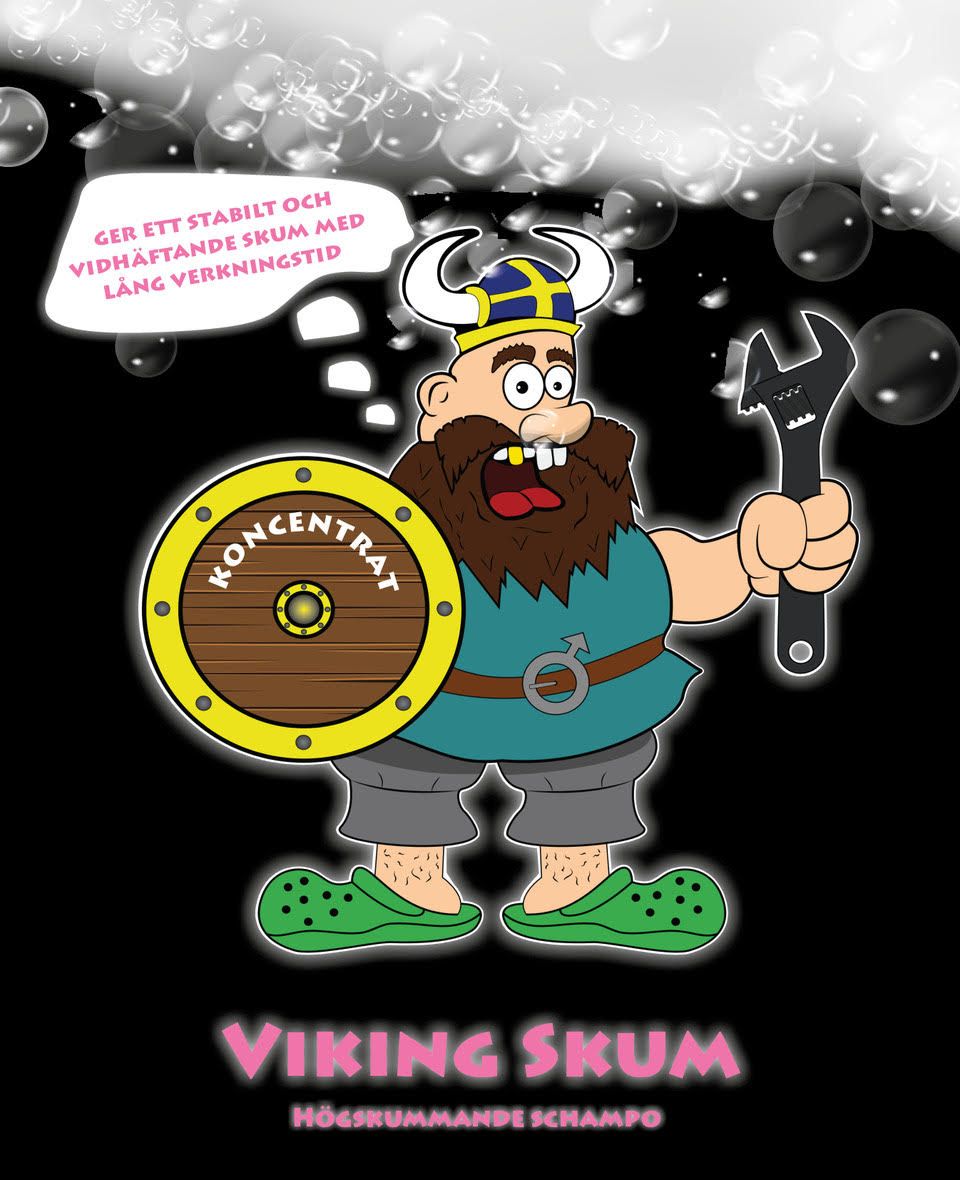 STORPACK VIKING SKUM! 3x5 liter koncentrat. (Skumschampo)