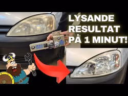 Renoveringspasta till strålkastare