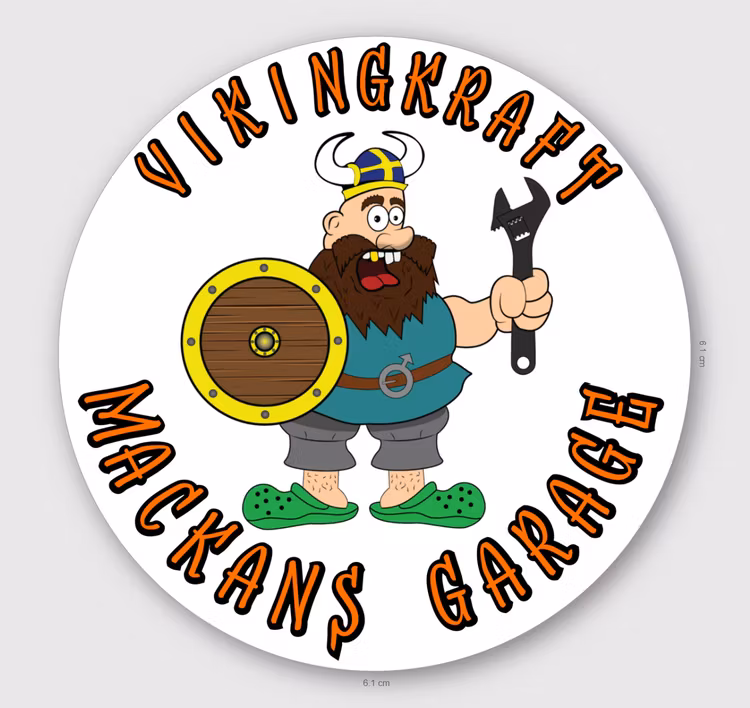 V04 runt samlarmärke vikingkraft