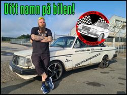 Ditt namn på bilen! + race sponsor dekal - 1000kr