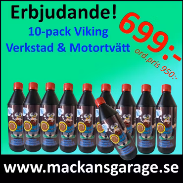 10-pack VIKING Verkstad & Motortvätt - Klar att använda!
