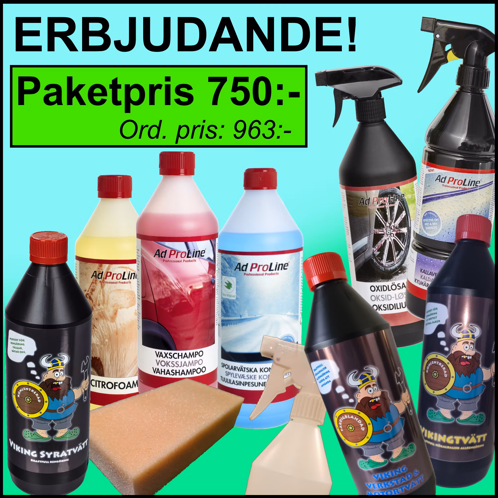 Paketpris fordonsvård - 20% rabatt