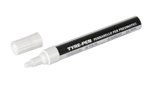 Vit däckpenna