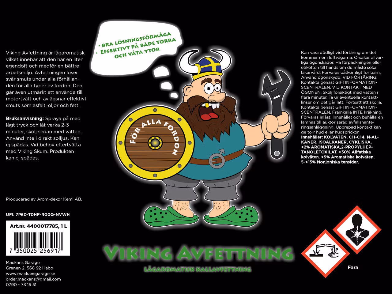 *MÄSSPRIS* Viking Avfettning (kallavfettning)