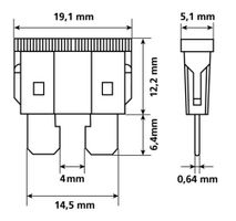 Säkringar 10-pack 5A - 30A