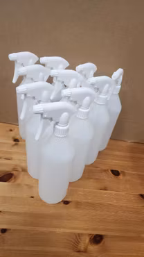 10-PACK Tomflaska med Spray Trigger