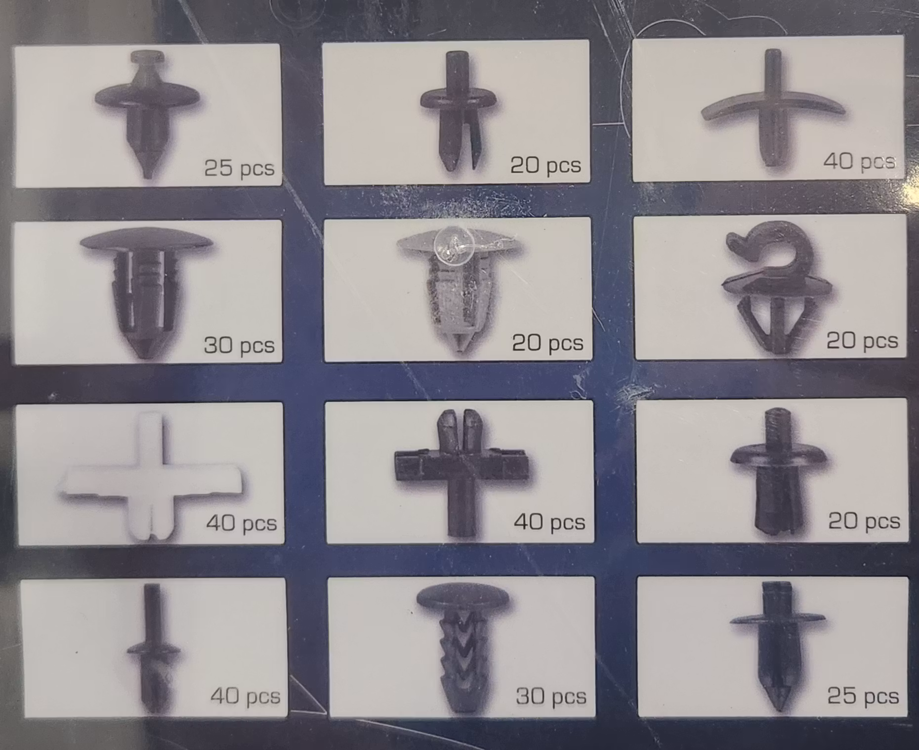Clips till Volvo sortiment (350 delar)