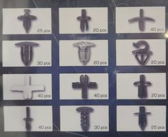Clips till Volvo sortiment (350 delar)