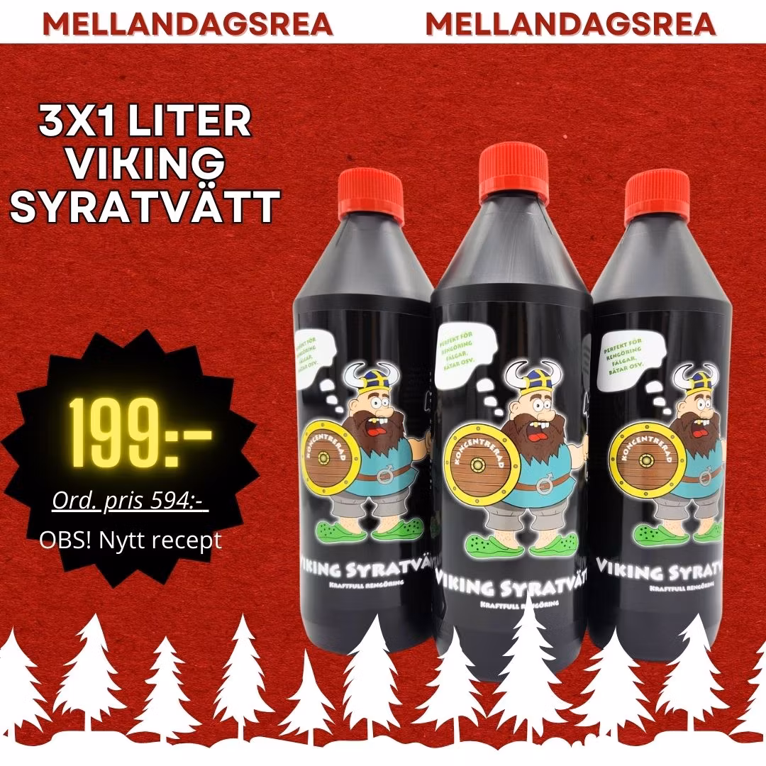 * REA * - Viking Syratvätt 3x1 liter- *nytt recept*