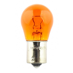 Gul BA15s Glödlampa 12V 21W (PY21W) v1