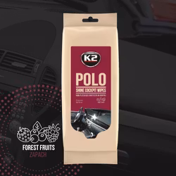 K2 Polo Shine Wipes interiör rengöring