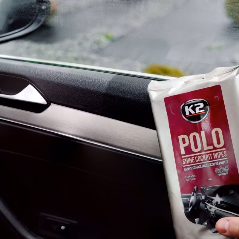 K2 Polo Shine Wipes interiör rengöring