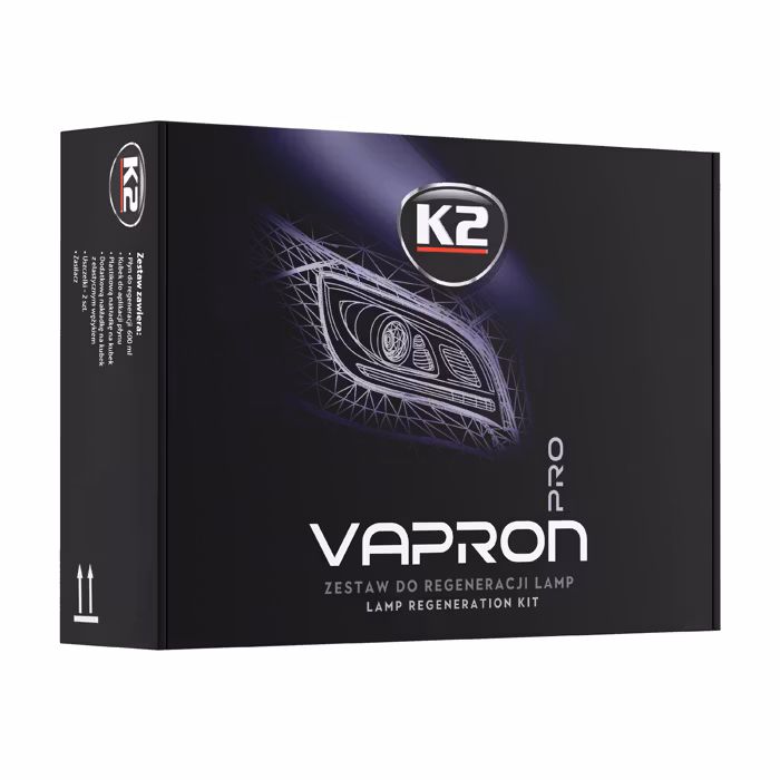 K2 VAPRON Pro strålkastarpolish / renoverings kit