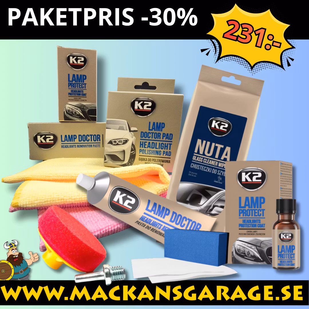 Renoveringskit för strålkastare  * Först till kvarn *