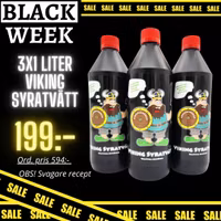 Viking Syratvätt 3x1 liter utförsäljning * BLACK WEEK *