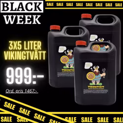Vikingtvätt- 3x5 liter koncentrat  * BLACK WEEK * (Pris gäller denna artikel)