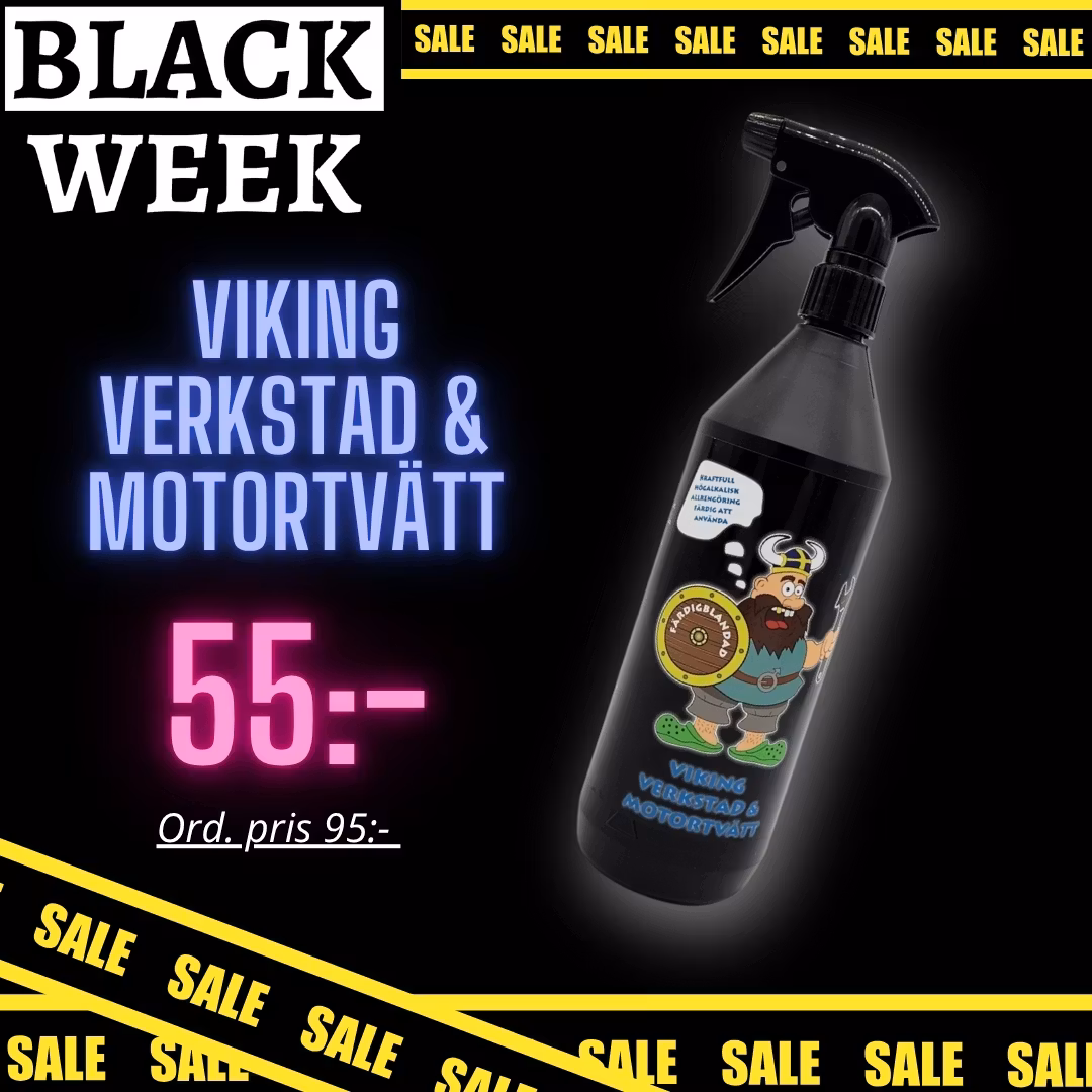 VIKING Verkstad & Motortvätt - Klar att använda!  * BLACK WEEK * (Pris gäller denna artikel)