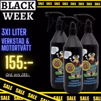 3x1 Viking Verkstad & Motortvätt - Klar att använda! * BLACK WEEK * (Pris gäller denna artikel)