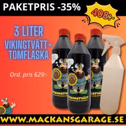 -35% Vikingtvätt- 3x1 liter koncentrat + tomflaska medtrigger * Först till kvarn *