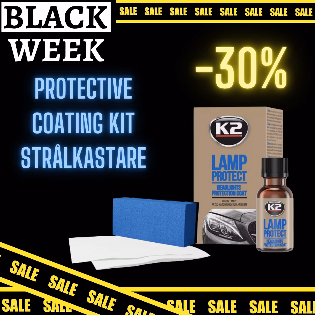 K2 Lamp protect strålkastar protective coating kit 10ML *BLACK WEEK*